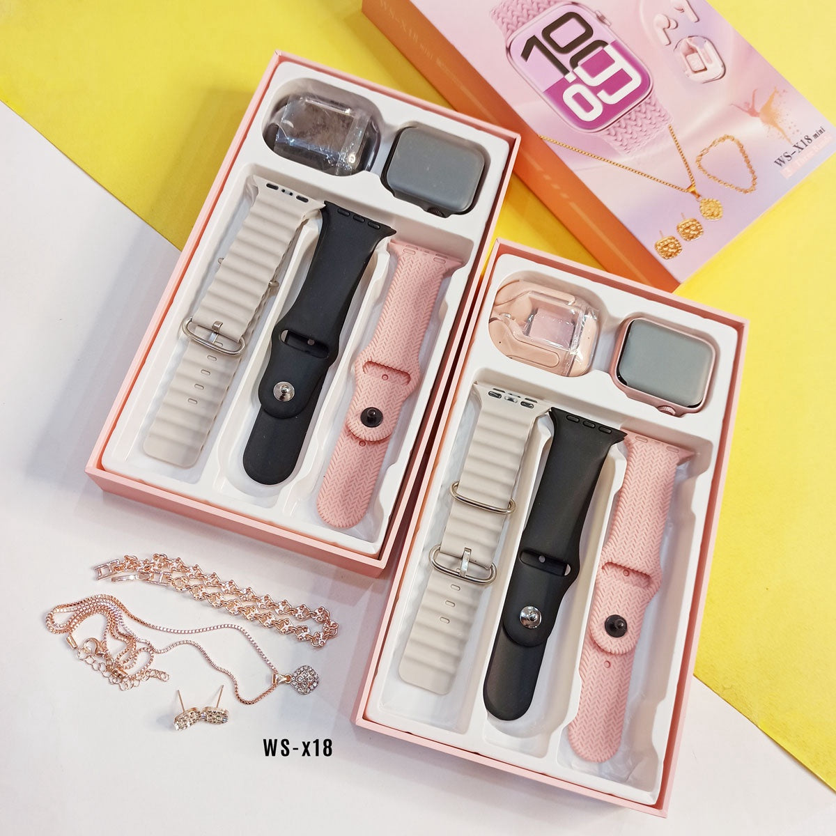 WISME WS-X18 MINI SMART WATCH WITH AIRPODS