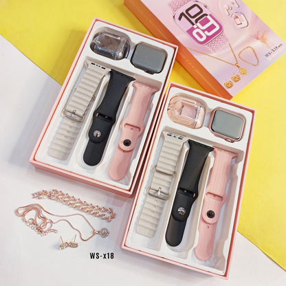 WISME WS-X18 MINI SMART WATCH WITH AIRPODS